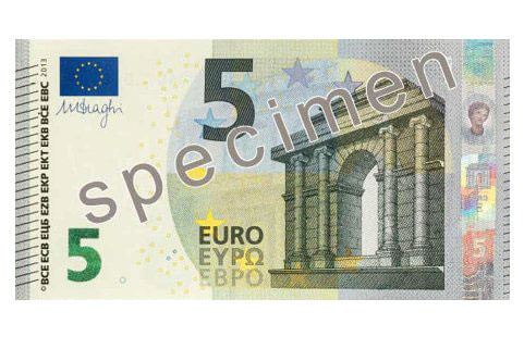 Nouveau Billet de 5 euros